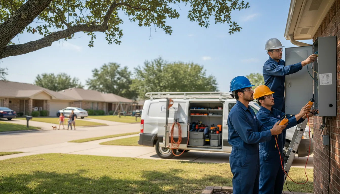 Certified electrician providing emergency electrical services in Janesville, MN